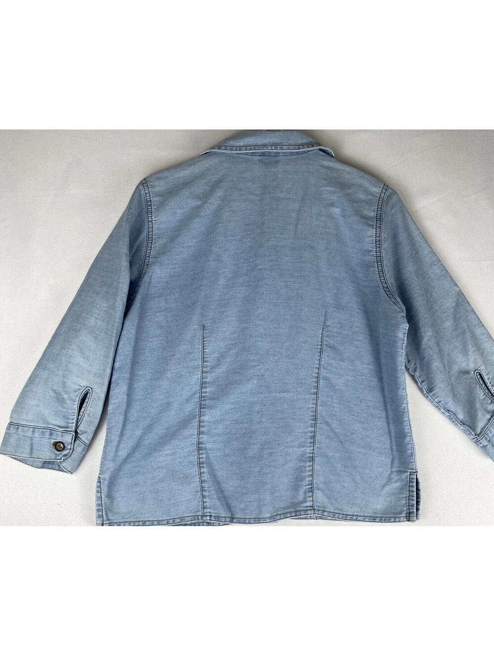 CMC by colour me cotton, cardigan,Med size pop over, embroidered pockets vintage